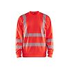 Sweat de travail haute visibilité 3562 - Rouge fluo image 0