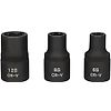 Jeu de 3 douilles RIBE 1/2'' pour culasse, M6 - M8 - M12 image 0