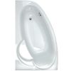 Baignoire d'angle asymétrique NEW ANCO en acrylique avec repose coude 160x100cm image 0