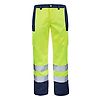 PANTALON FLUO BASE XP JAUNE FLUO/BLEU MARINE image 4