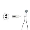 Ensemble bain douche encastré rond Ruby image 0