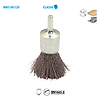 Brosse pinceau fil acier ondulé pour métal Classic image 0