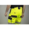 Bermuda de travail AUTHENTIC HV BOUGIE - MARINE/JAUNE FLUO image 2