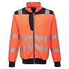 Sweatshirt Zippé PW3 Hi-Vis Orange/Noir image 6