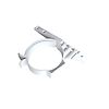 Collier Ø 100 et 125mm PP blanc image 1