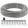 KIT COURONNE TUBE INOX 15 M - DN16 + 10 RACCORDS 3/4" (écrou+bague+joint) image 0