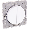 Interrupteur double va et vient - Blanc - SQUARE RENO image 0