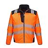 Veste Softshell Haute-Visibilité PW3 Orange/Noir image 2