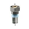 RACCORD A SERTIR FEMELLE ECROU LIBRE 16X2 MULTICOUCHE image 0
