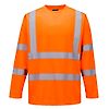 T-shirt HiVis Manches Longues Orange image 0