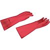 Gants d'électricien en latex naturel rouge, classe 0 image 0