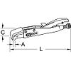 Pince étau pour carrossier, 0-16 mm, profils plats image 8