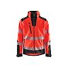Veste de travail softshell haute visibilité 4491 - Rouge fluo/Noir image 0