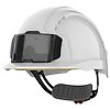 Casque de sécurité crémaillère ventilé porte badge EVOLite image 0