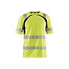 T-shirt de travail anti-UV haute visibilité 3397 - Jaune fluo/Noir image 0