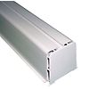 Embout pour support de climatisation PVC ivoire image 0