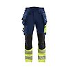 Pantalon de travail haute visibilité stretch 4D 1125 - Marine/Jaune image 0