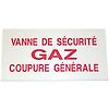 Etiquette signalétique "GAZ NATUREL" image 0