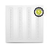 Plafonnier LED FILANTE + filin de sécurité IP20/IP40 30W - 3300lm - 4000K - 595x595mm - Blanc image 0
