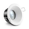 Support plafond BBC pour spot rond basse luminance Ø85mm IP20/IP65 - Blanc image 0