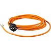 CORDON DE RACCORDEMENT H07BQ-F 3X1,5 - IP44 - ORANGE image 1