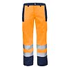PANTALON FLUO BASE XP ORANGE FLUO/BLEU MARINE image 3