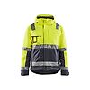 Veste de travail hiver haute visibilité stretch 4870 - Jaune fluo/Gris moyen image 0