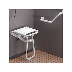 Siège de douche repliable avec béquille automatique image