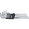 Jeu de clés mâles TORX® 5 pans percées extra longues, 9 pièces: T10 - T15 - T20 - T25 image 0