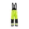 Pantalon à bretelles hardshell haute visibilité 1867 - Jaune fluo/Noir image 0