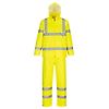 Ensemble de pluie enroulable haute visibilité Jaune image 2