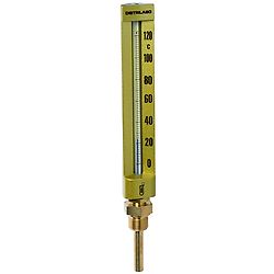 Thermomètre industriel droit - 15x21 - Grand modèle 200mm image