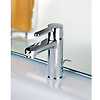Mitigeur lavabo avec vidage laiton NF cartouche 35 mm C2 image 0