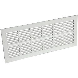 Grille d'aération PVC rectangulaire extra plate - Nicoll - 108x254mm image
