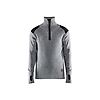 Sweat de travail en laine col zippé 4630 image 1
