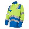 BLOUSON FLUO SAFE XP JAUNE FLUO/BLEU AZUR image 6