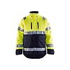 Veste de travail hiver haute visibilité 4828 - Jaune fluo/Marine image 0