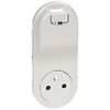 Enjoliveur Céliane - Blanc-Prise 2P+T+Chargeur USB surface image 0
