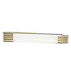 Mesure Pliante 2m x 17mm Bois - Blanc/Jaune image 0