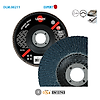Boite de 10 disques à lamelles zirconium pour métal Expert image 1