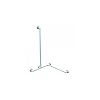 BARRE HTE RESISTANCE MAX 190 KG ANGLE A/BRAS VERTICAL GAINEE PVC LISSE GAINEE image 0