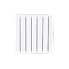 Radiateur électrique Aluminium à fluide caloporteur - Blanc image 0