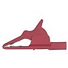 Pince crocodile - rouge image 0