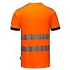 T-Shirt HV PW3 Orange/Noir image 1
