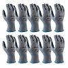 Gants basique tricoté en polyester  -  enduction polyuréthane - Pack de 10 paires image 0