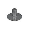 Solin aluminium Ø 125mm pour toit plat, pour terminaux verticaux en 60/100 et 80/125 hauteur 250mm image 1
