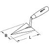 Truelle triangulaire image 0