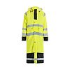 Manteau de pluie haute visibilité niveau 1 4325 - Jaune fluo/Noir image 0