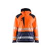 Veste de travail hardshell haute visibilité 4435 - Orange/Marine image 0