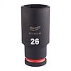 DOUILLE SHOCKWAVE 1/2 HEX LONGUE Long. Totale 78MM IMPACT SOCKET DEEP image 1